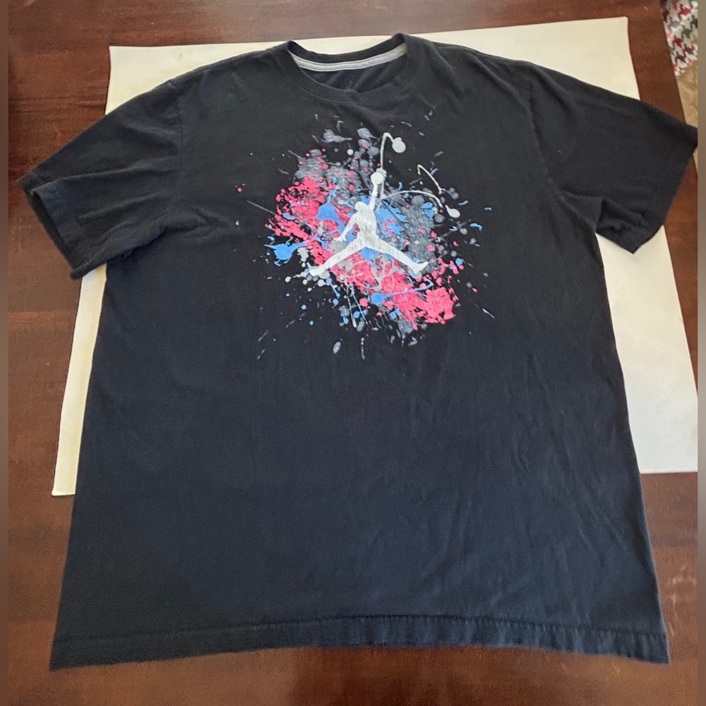 Michael Jordan Tee - Men’s Black Jumpman, Short Sleeve TShirt. Size XLarge